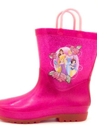 Резиновые сапоги светящиеся для девочки disney розовый (disney princess pink (30,5 (19 см)))