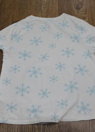 Frozen disney футболка с пайетками (6-7 лет)2 фото