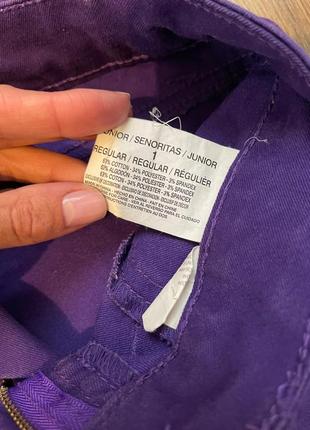 Яскраві фіолетові штани під джинс l.e.i ashley4 фото