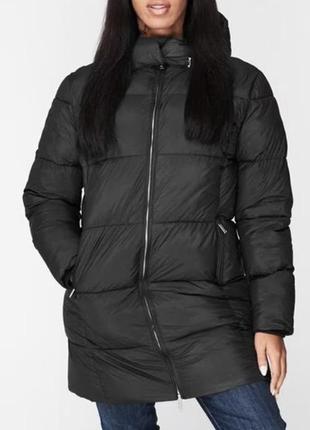 Черная зимняя куртка пуховик firetrap m/l1 фото