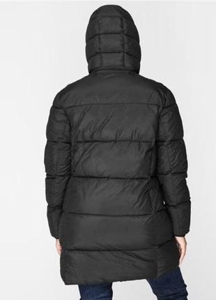 Черная зимняя куртка пуховик firetrap m/l2 фото