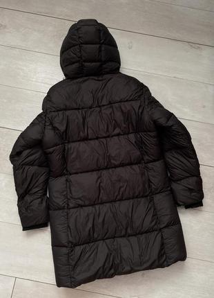 Черная зимняя куртка пуховик firetrap m/l9 фото
