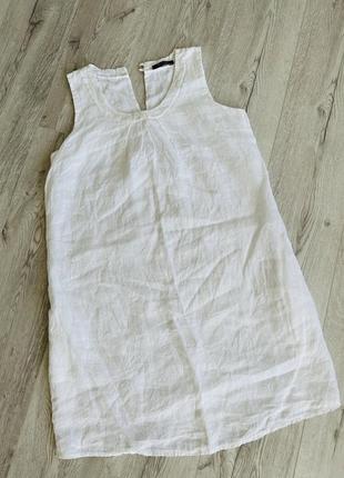 Плаття туніка рубашка сорочка льон лляна льняна zara3 фото