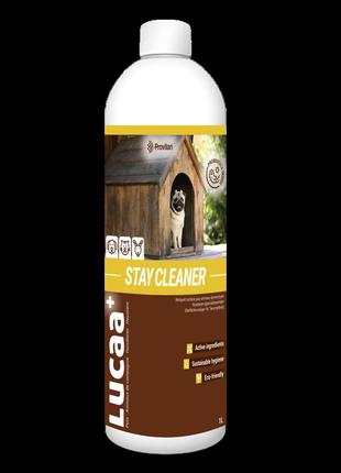 Lucaa+ pets stay cleaner cредство для поддержания в чистоте  жилья  питомца (концентрат)  - 1 литр
