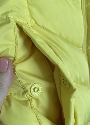 Нова, жіноча пухова жилетка lands' end women yellow vest s/m8 фото