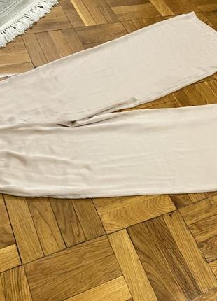 Брюки палаццо бежевого цвета