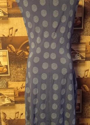 Брендова вінтажна віскозова сукня peserico,р.it.44, італія2 фото