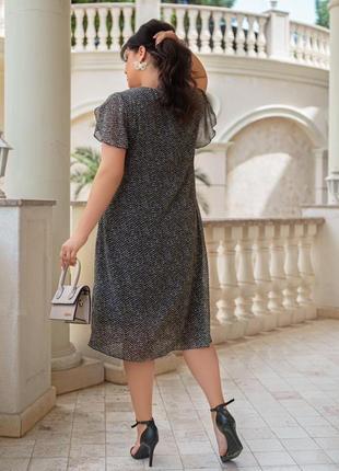 Скл- #7,  "опт-розница",  стильное шифоновое летнее платье (мод: 80)3 фото