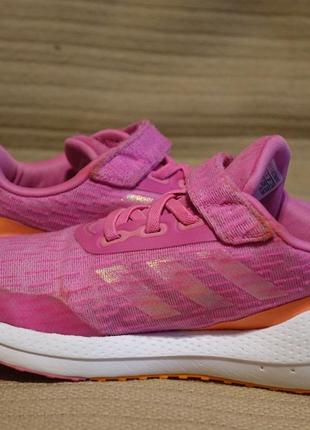 Легкие амортизирующие  текстильные кроссовки adidas bounce pink eq21 36 р.6 фото