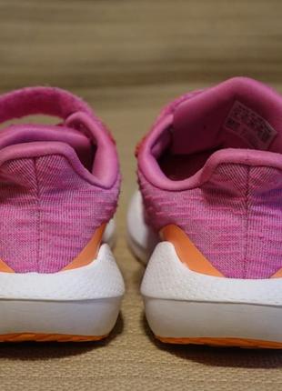 Легкие амортизирующие  текстильные кроссовки adidas bounce pink eq21 36 р.9 фото
