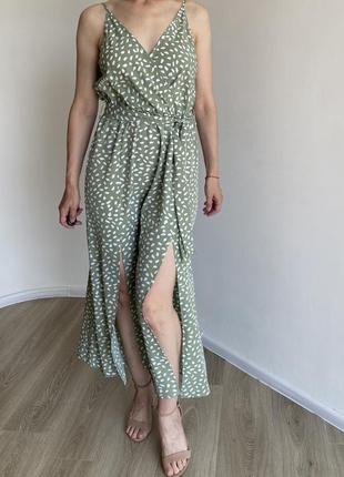 Сукня сарафан з розрізами shein6 фото