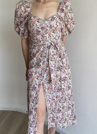 Роскошное платье цветочный принт asos3 фото