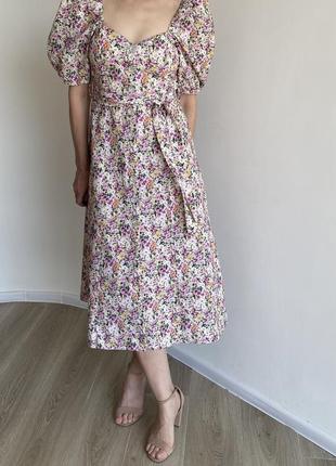 Роскошное платье цветочный принт asos8 фото