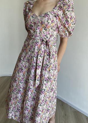 Роскошное платье цветочный принт asos6 фото