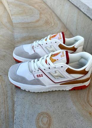 Кросівки new balance 550 white au lait1 фото