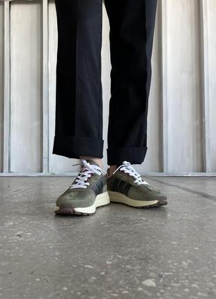 👟 кроссовки adidas retropy e5 olive / наложка bs👟2 фото