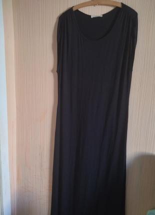 Длинное вискозное платье1 фото