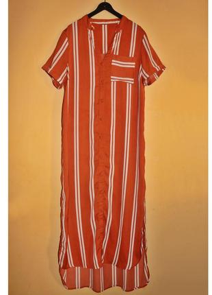 Платье-рубашка свободного кроя