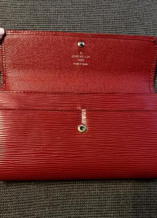 Винтаж кошелек портмоне louis vuitton red epi leather sarah wallet