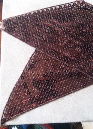Шарф, палантин, платок с паетками avon3 фото