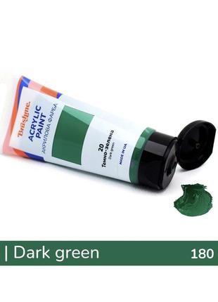 Акрилова фарба глянцева темно-зелена tba180020