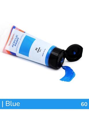 Акриловая краска глянцевая синяя tba180031