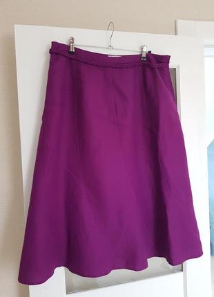 Красивая качественная юбка с льном батал charles vogele2 фото