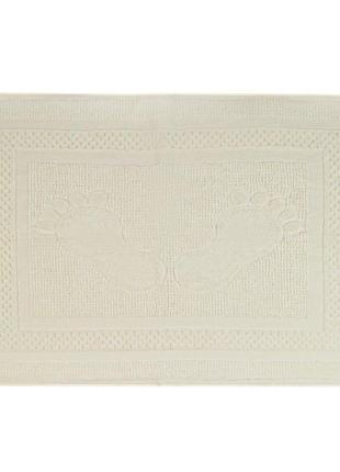 Рушник (килимок) махровий home line "ніжки" (білий), 50х70 см 122656