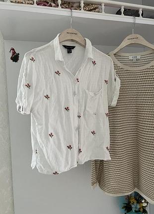Нарядная блузка с вышивкой new look
