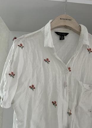 Нарядная блузка с вышивкой new look2 фото
