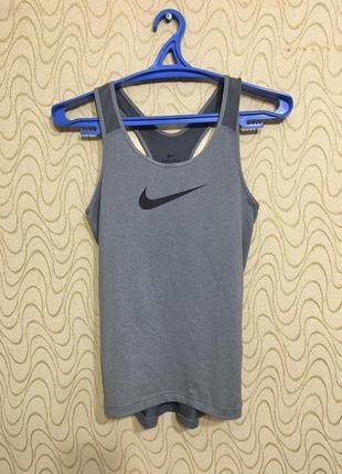 Женская майка nike pro air just do it swoosh running найк спортивная беговая для спорта зала бега фитнеса футболка топ top бра bra adidas3 фото