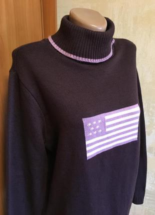 Стильный коттоновый свитер обалденного цвета!!5 фото