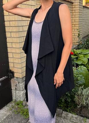 Жилет накидка чорна кофта new look