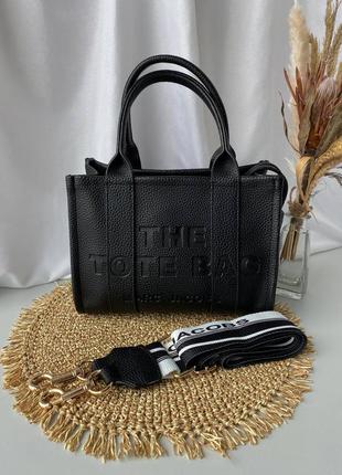 Сумка женская marc jacobs tote bag mini black2 фото