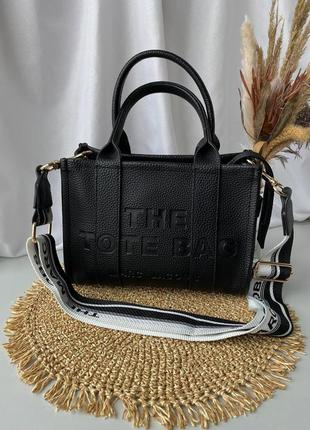 Сумка женская marc jacobs tote bag mini black3 фото