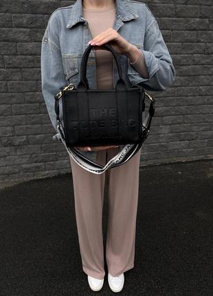 Сумка женская marc jacobs tote bag mini black1 фото