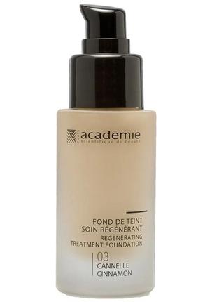 Регенеруюча тональна основа тон 03 / academie regenerating treatment foundation 03 cinnamon, 30ml1 фото