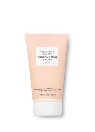 Увлажняющий гель-крем для душа natural beauty coconut milk & rose victoria's secret