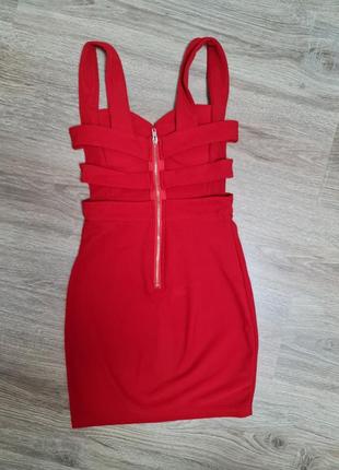 Платье красное4 фото