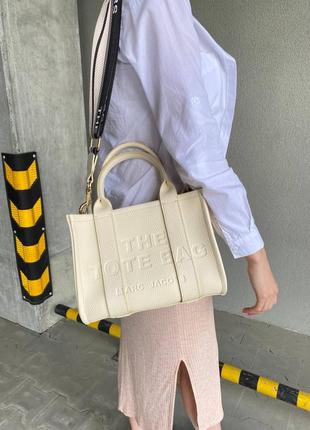 Сумка женская marc jacobs tote bag mini milk2 фото