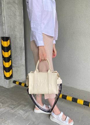 Сумка женская marc jacobs tote bag mini milk