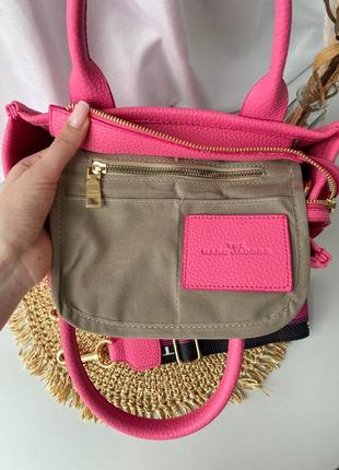 Сумка женская marc jacobs tote bag mini pink9 фото