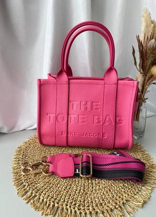 Сумка женская marc jacobs tote bag mini pink3 фото