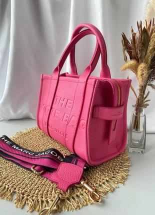 Сумка женская marc jacobs tote bag mini pink4 фото