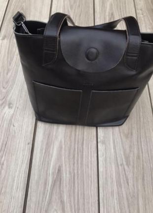 Кожаная сумка chloe стильная актуальная тренд