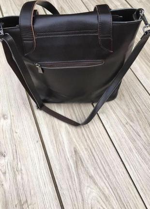 Кожаная сумка chloe стильная актуальная тренд4 фото