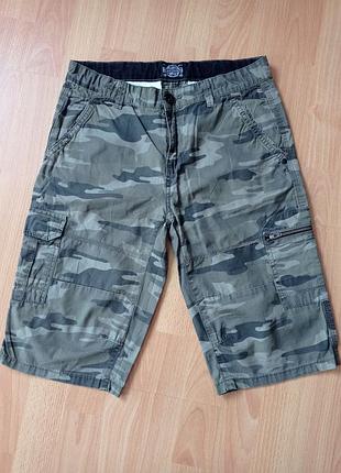 Шорти мілітарі, з кишенями карго