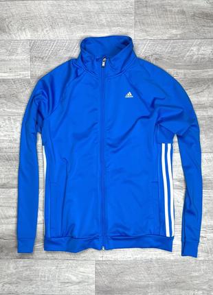 Adidas climalite кофта м размер женская спортивная голубая оригинал1 фото