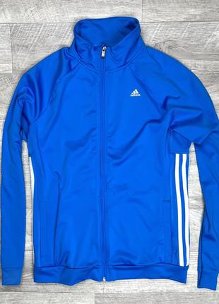 Adidas climalite кофта м размер женская спортивная голубая оригинал2 фото