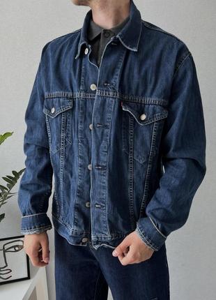 Levis denim jacket мужская джинсовая куртка джинсовка левайс деним куртка